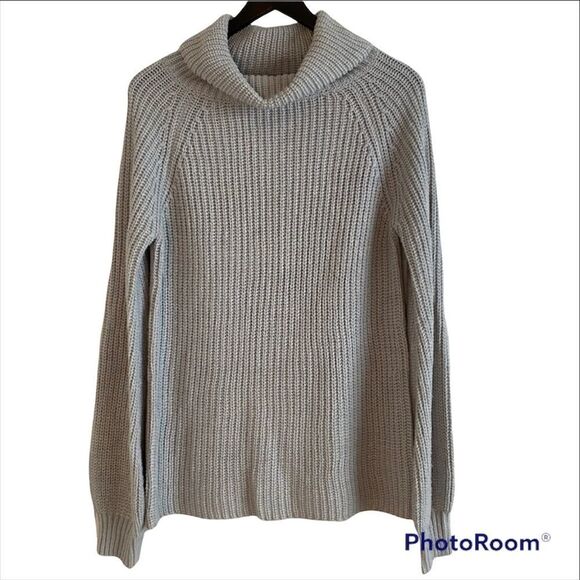 Heart & Crush Gray Cowl Neck Sweater - Picture 1 of 8